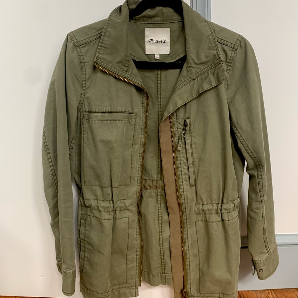Madewell army jean jacket